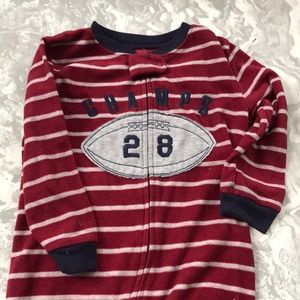 Carter’s 3T Fleece Footed Pajamas with zipper